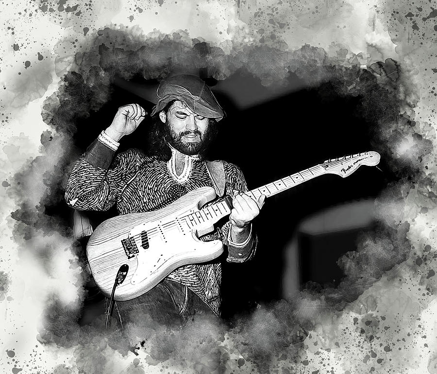 Lowell George Digital Art by Karl Knox Images