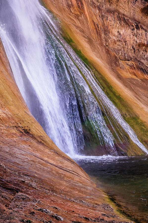 Lower Calf Creek Falls Photograph by Chuck Jason