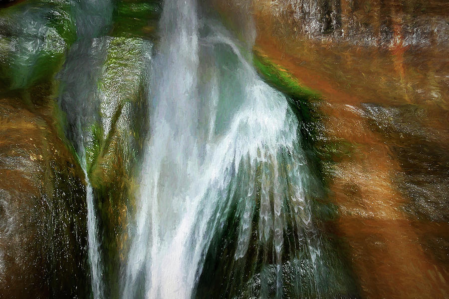 Lower Calf Creek Falls Photograph by Maria Coulson