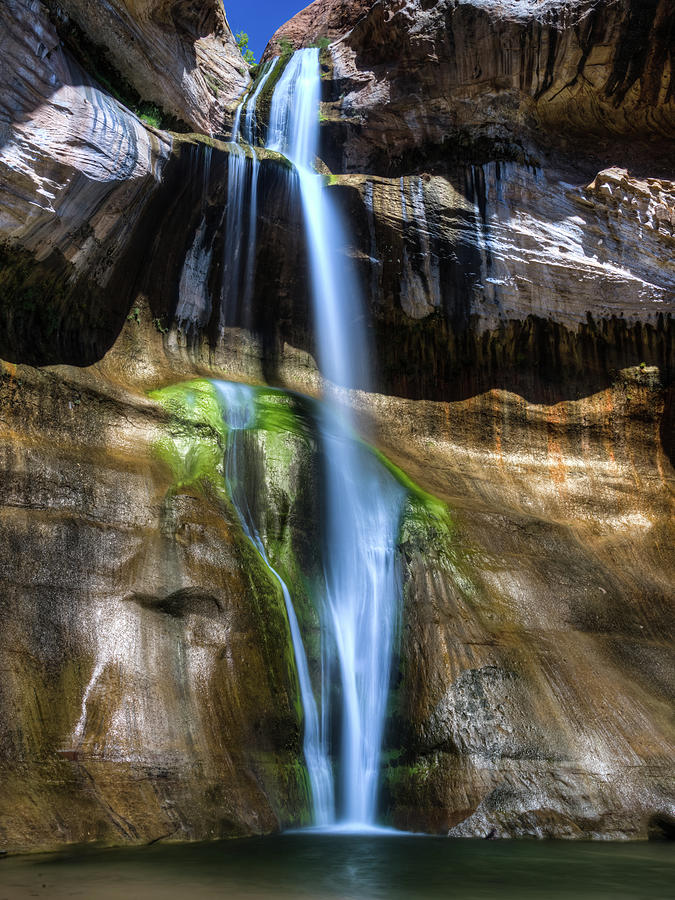 Lower Calf Falls Photograph by Walt Sterneman