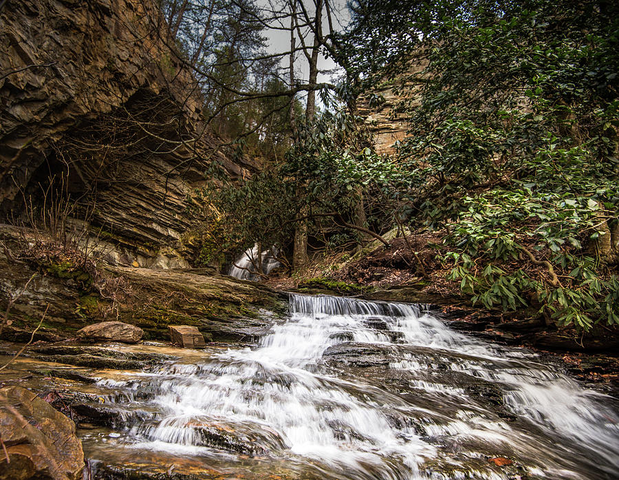 Lower Cascades, Hanging Rock State Park Photograph by Cynthia Wolfe