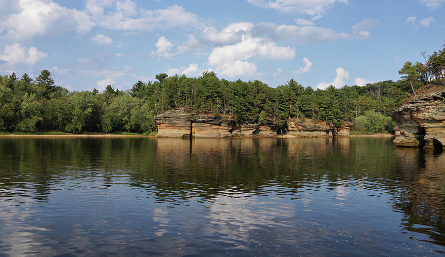 Wisconsin River Photograph - Lower Dells by Sandy Keeton