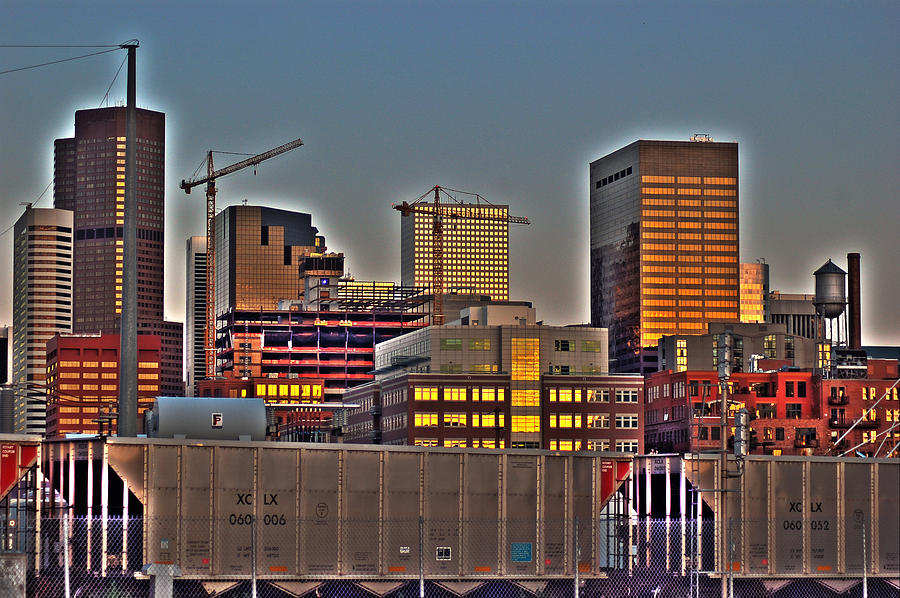 Lower Downtown Denver at Dusk Photograph by Kevin Munro