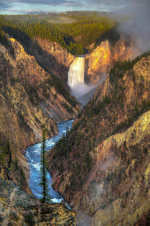 Lower Falls b Photograph by Thomas Szajner - Fine Art America