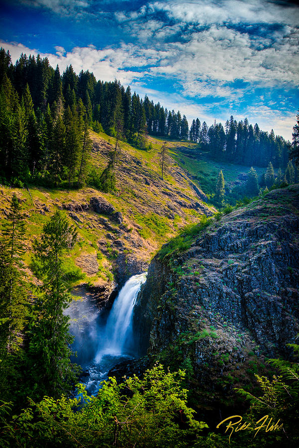 Lower Falls - Elk Creek Falls Photograph by Rikk Flohr