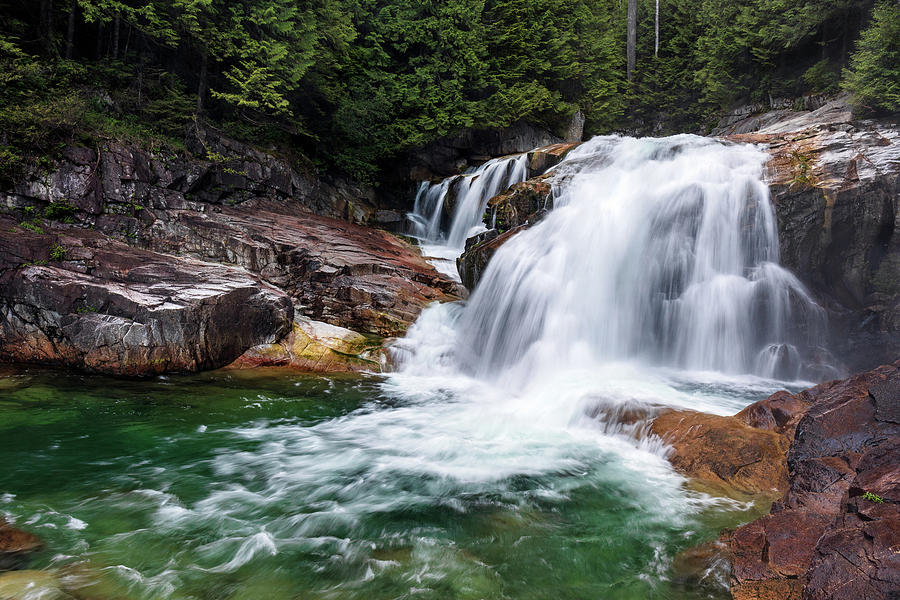 Lower Falls in Golden Ears Provincial Park Photograph by Michael Russell