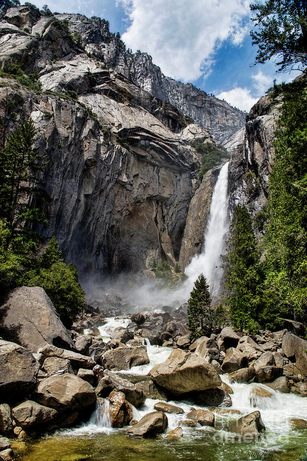 Lower Falls Yosemite Photograph by David Arment