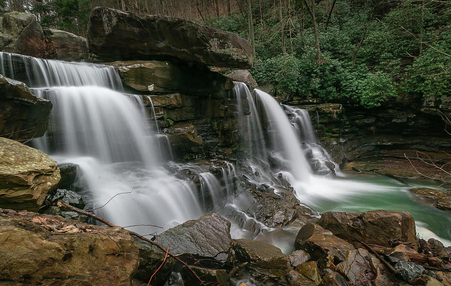 Lower Laurel Creek Falls Photograph by Chris Berrier