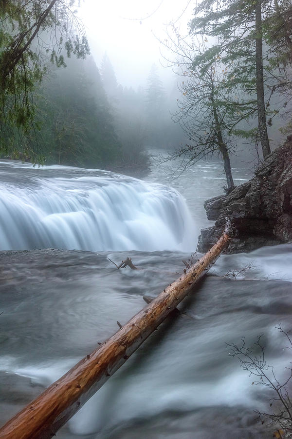 Waterfall Photograph - Lower Lewis River Falls by Gary Randall