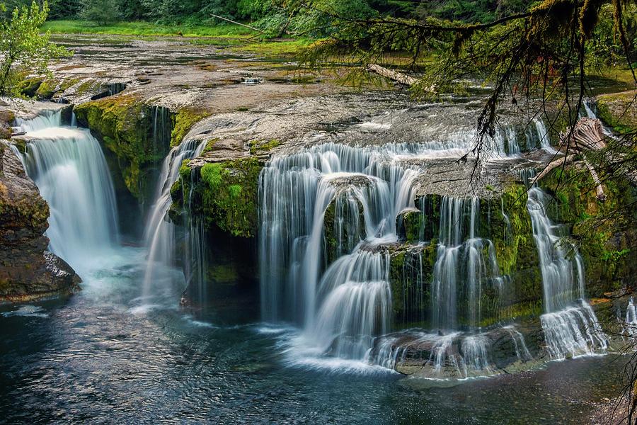 Lower Lewis River Falls Photograph by Robert Hortman - Fine Art America