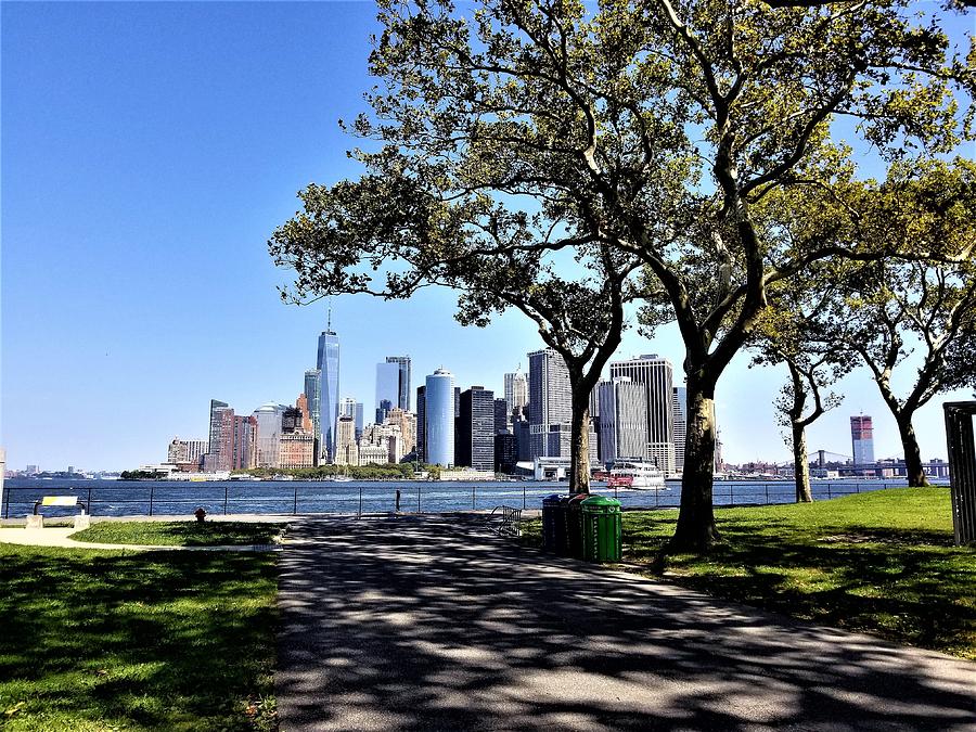 Lower Manhattan From Governers Island Photograph by Rob Hans