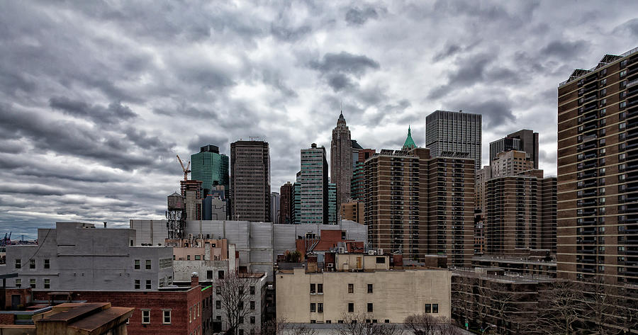Lower Manhattan Skyline Photograph by Robert Ullmann