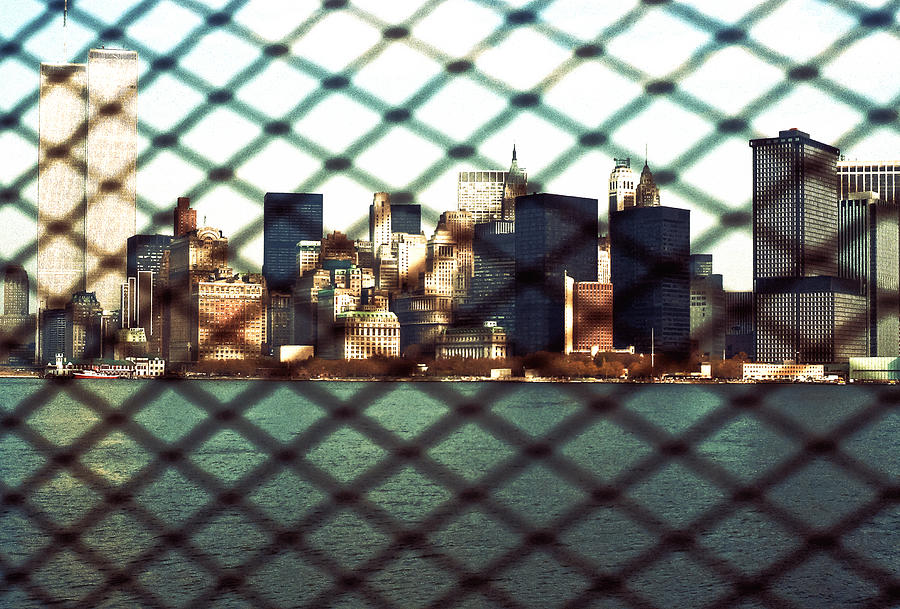 Lower Manhattan Through the Fence Photograph by Kellice Swaggerty