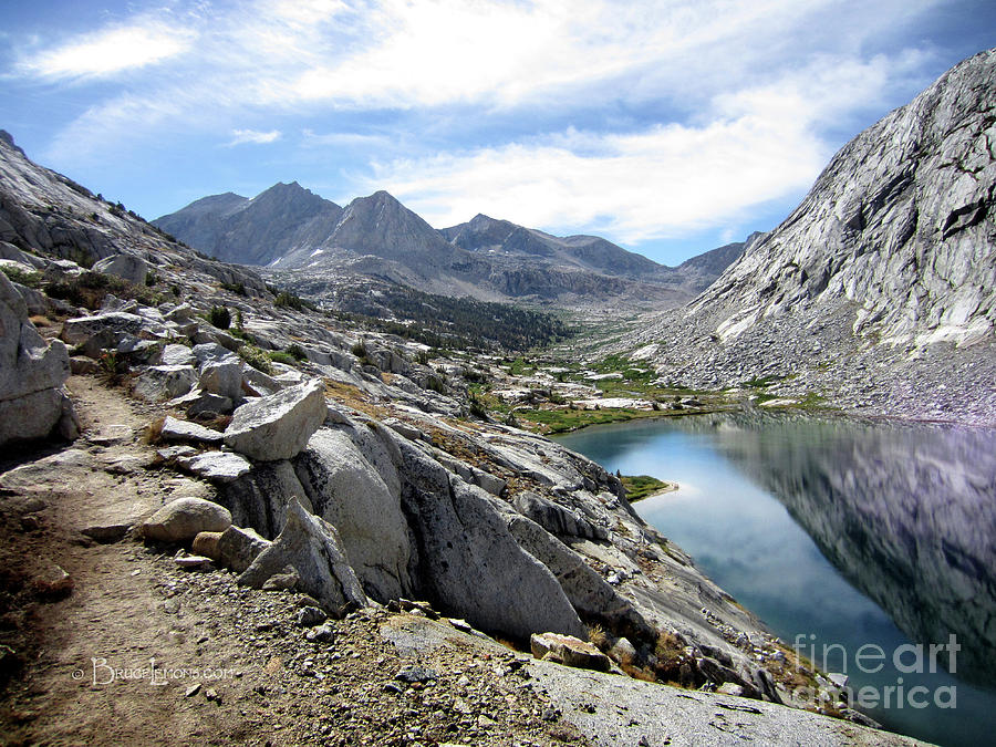 Lower Palisade Lake and Mather Pass - John Muir Trail Photograph by ...