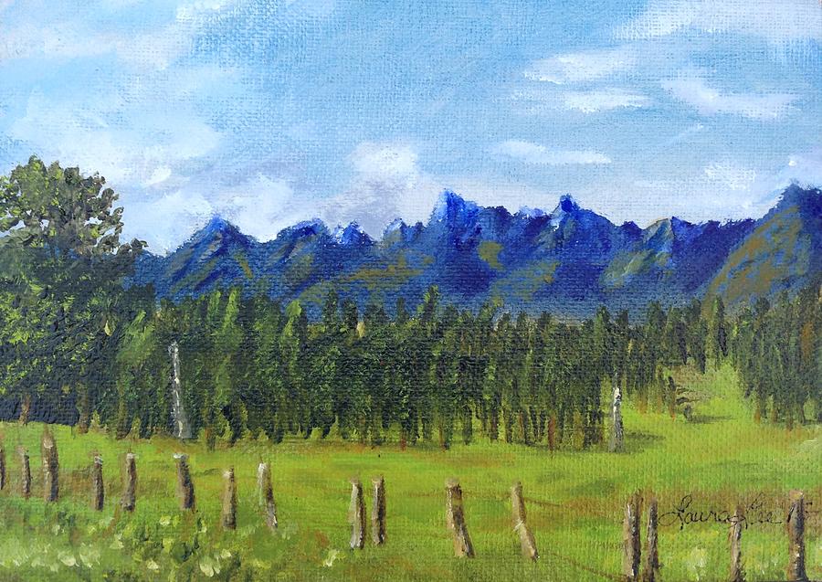 Colorado Rockies Painting - Lower Piedra by Laura Drumwright