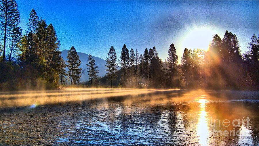 Lower Pond Sunrise In HDR Photograph by Julia Hassett