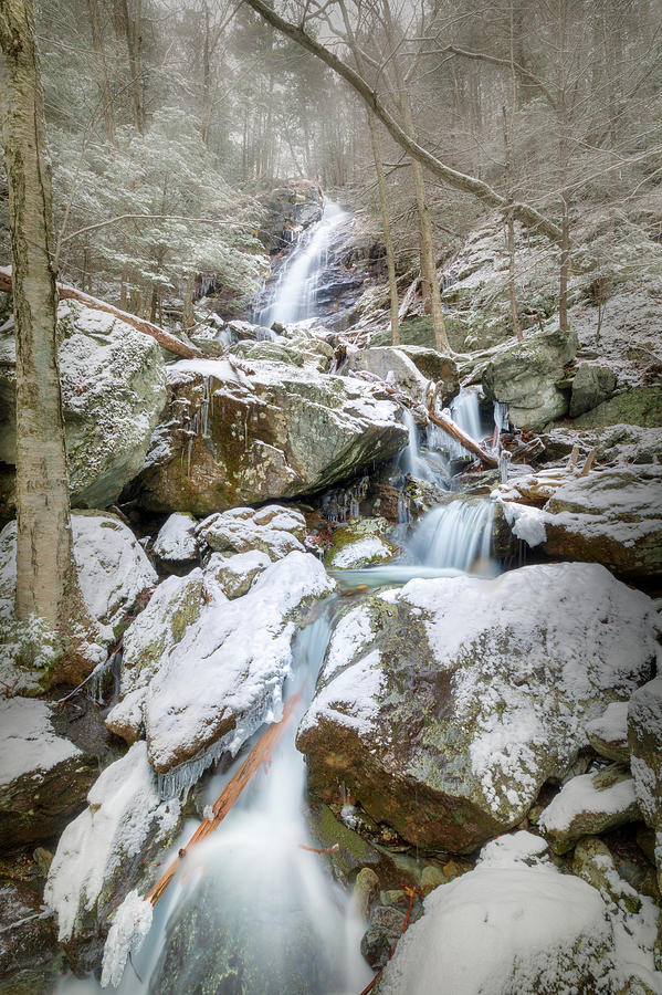 Lower Race Brook Falls 2018 Photograph by Bill Wakeley