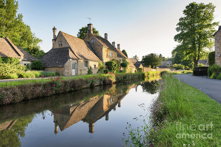 Lower Slaughter Evening Sunlight Photograph by Tim Gainey