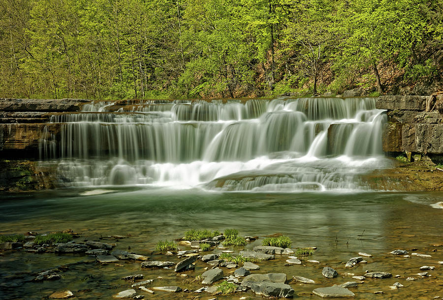 Waterfall Photograph - Lower Taughannock Falls by Doolittle Photography and Art