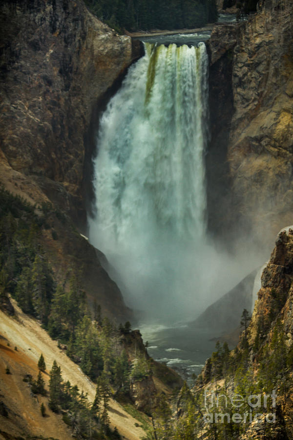 Lower Waterfalls Photograph by Robert Bales