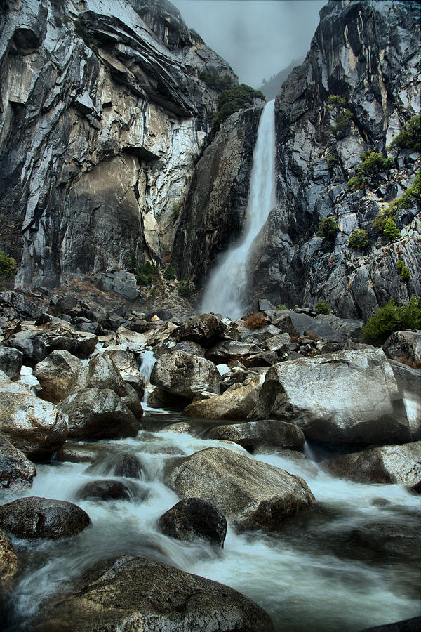 Lower Yosemite Fall Photograph by Josephine Buschman