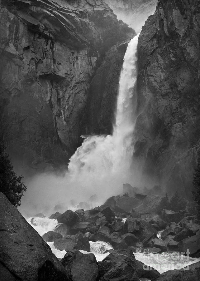 Lower Yosemite Falls Photograph by Martin Konopacki