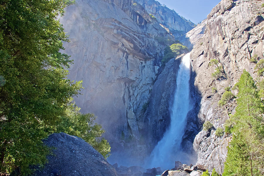 Lowest Tier of Yosemite Falls in Yosemite Valley of Yosemite National Park, California Photograph by Ruth Hager