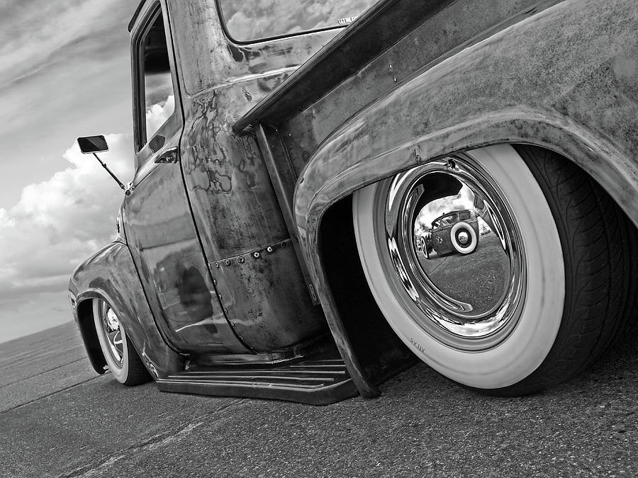 Lowrider in Black and White Photograph by Gill Billington