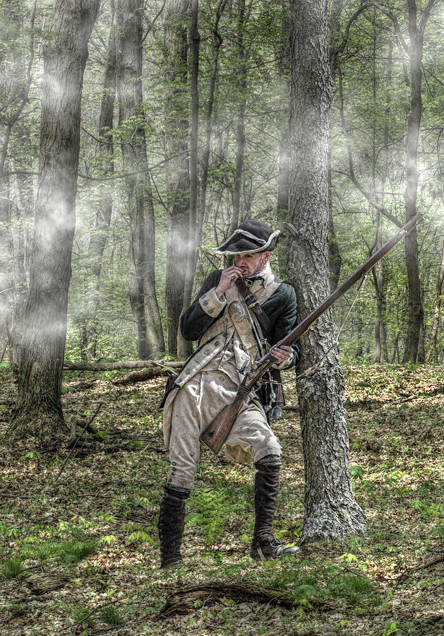 War Digital Art - Loyalist Skirmisher  American Revolution by Randy Steele