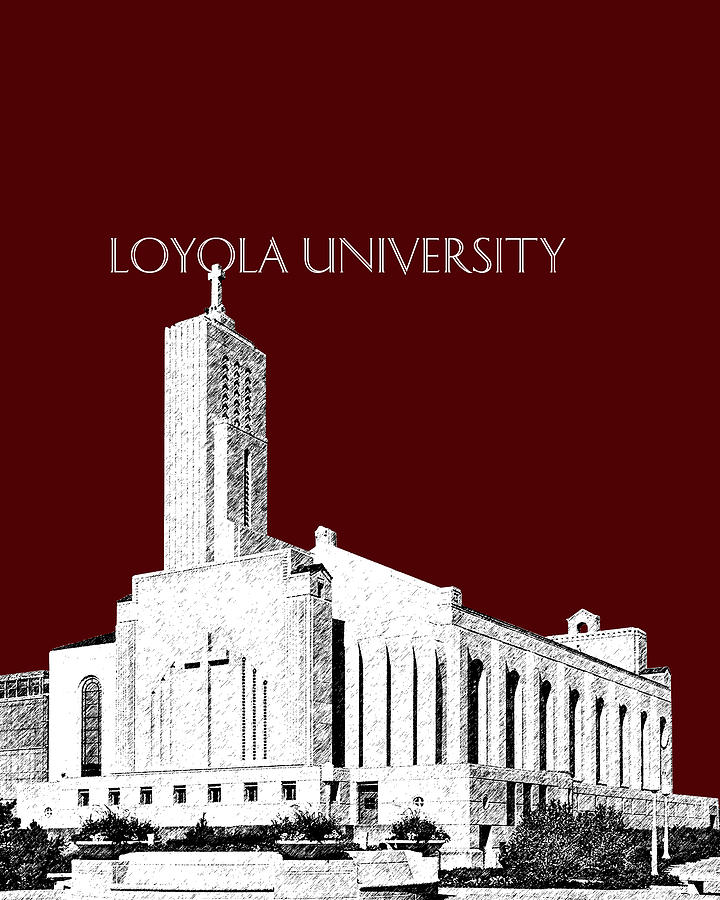 Loyola University Version 1 Digital Art by DB Artist