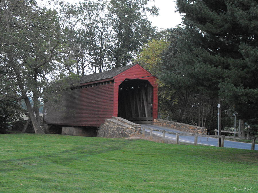 Loy S Station Covered Bridge In Thurmont Photograph By Ginger Repke