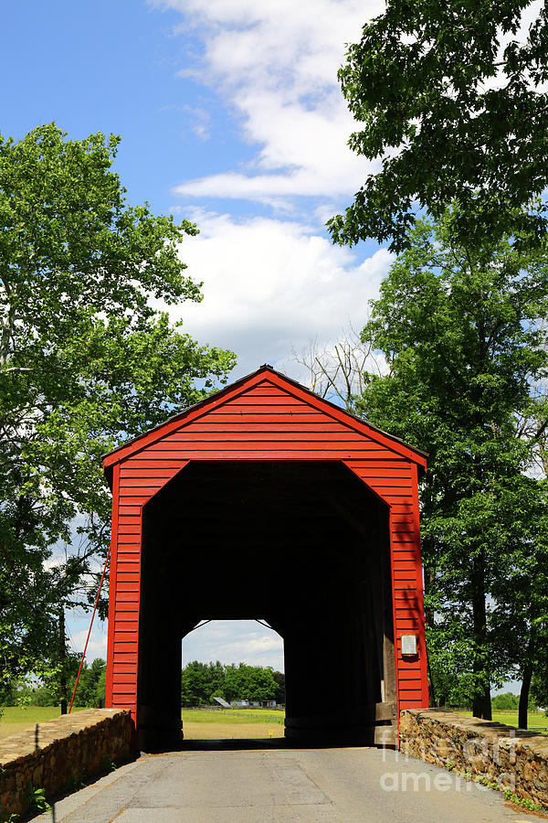 Loys Station Covered Bridge Maryland Photograph by James Brunker