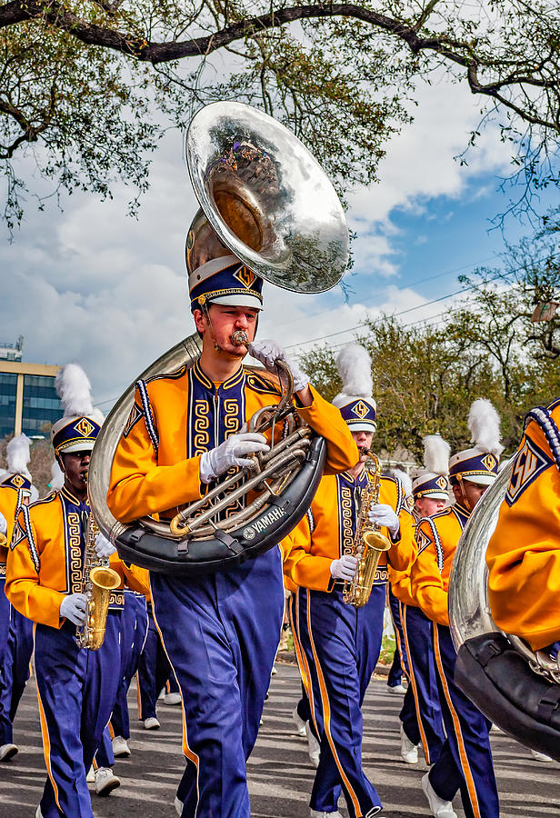 Louisiana State University Photograph - LSU Tigers Band 6 by Steve Harrington