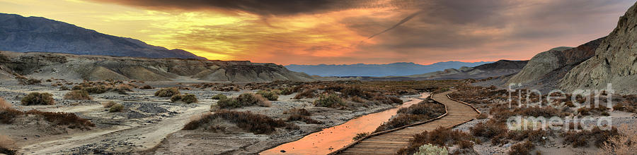 Sunset Photograph - Salt Creek Sunset Reflections by Adam Jewell