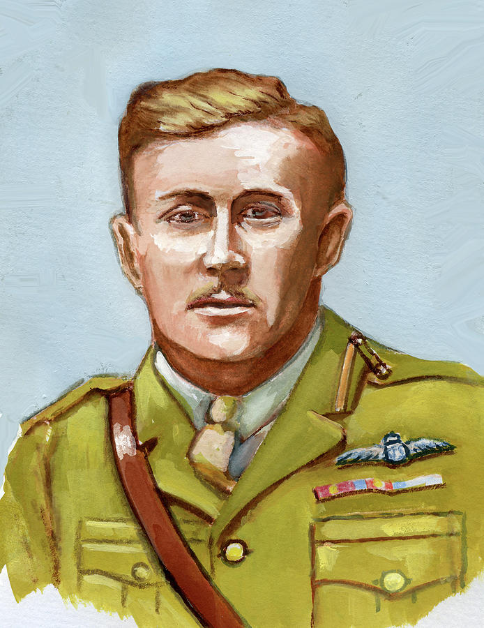Lt.Col. William Bishop Painting by Murray McLeod