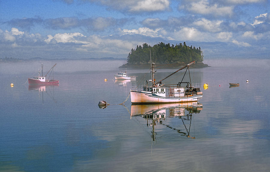 Lubec Waterfront Photograph by Marty Saccone