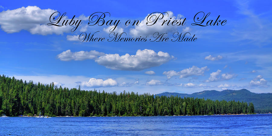 Luby Bay on Priest Lake Photograph by David Patterson