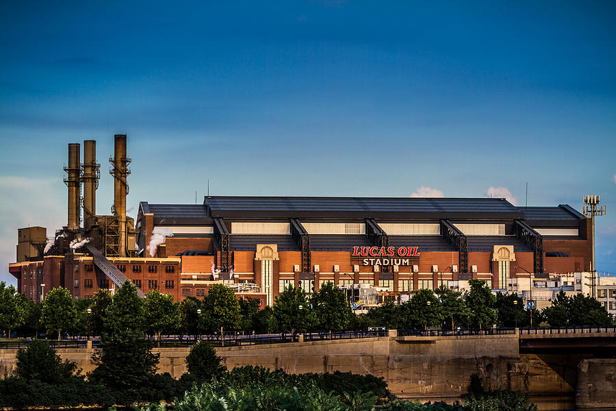 Lucas Oil Stadium Photograph by Ron Pate Lucas Oil Stadium Photograph by Ron Pate