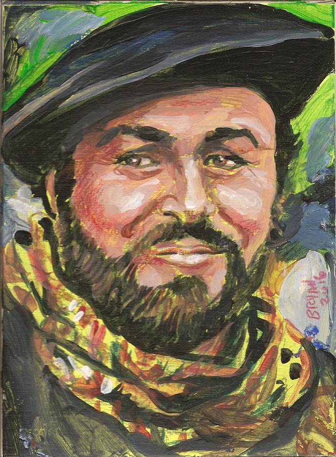 Luciano Pavarotti Painting by Bryan Bustard