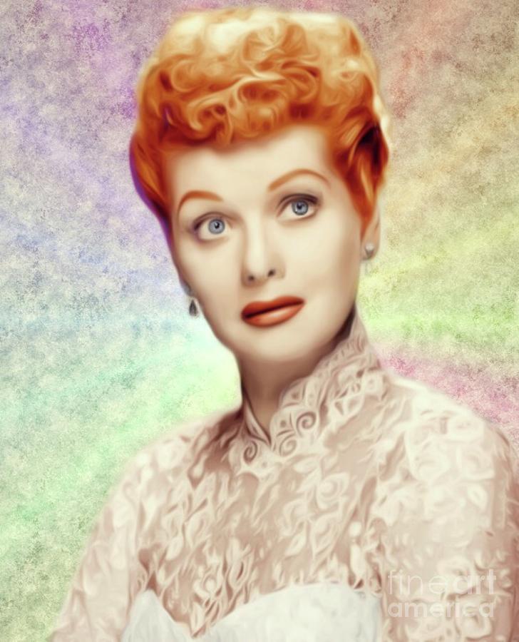 Lucille Ball, Actress Digital Art