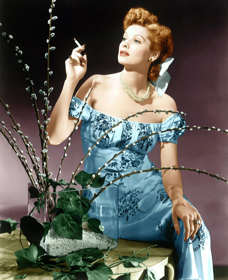 Ball Photograph - Lucille Ball, Ca. Midlate 1940s by Everett