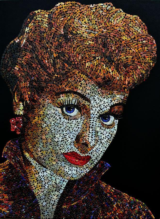 Lucille Ball  Mixed Media by Doug Powell
