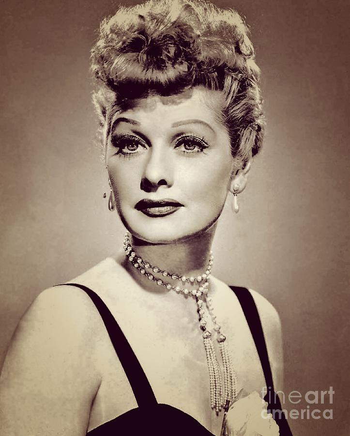 Lucille Ball, Vintage Actress Photograph by Esoterica Art Agency