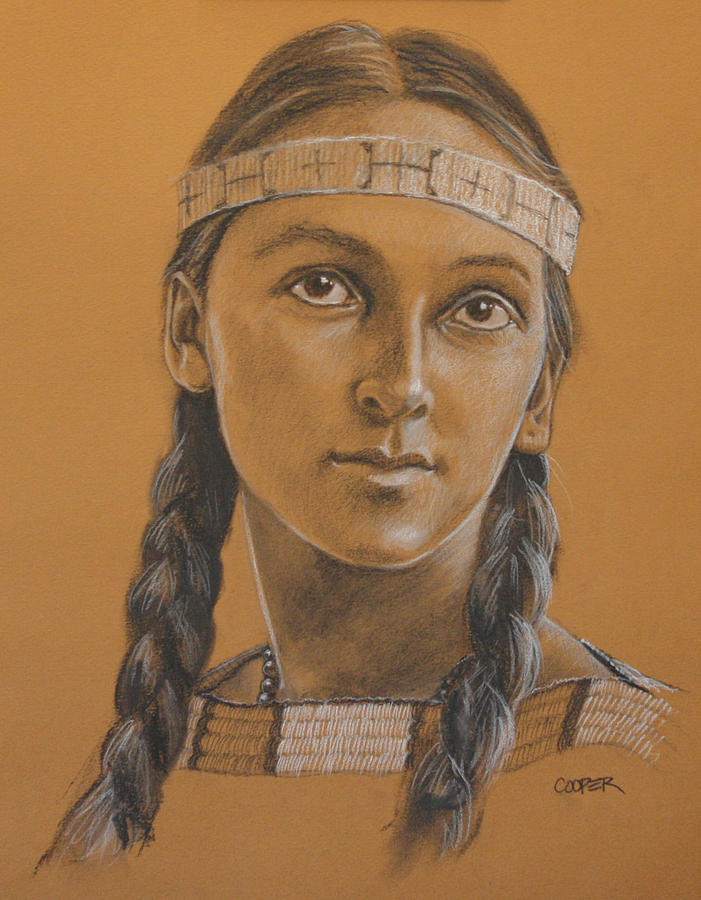 Lucille Dakota Drawing by Todd Cooper