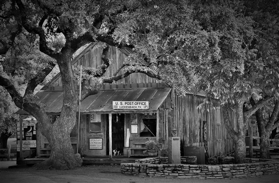 Luckenbach General Store B W Photograph by Dennis Nelson - Fine Art America