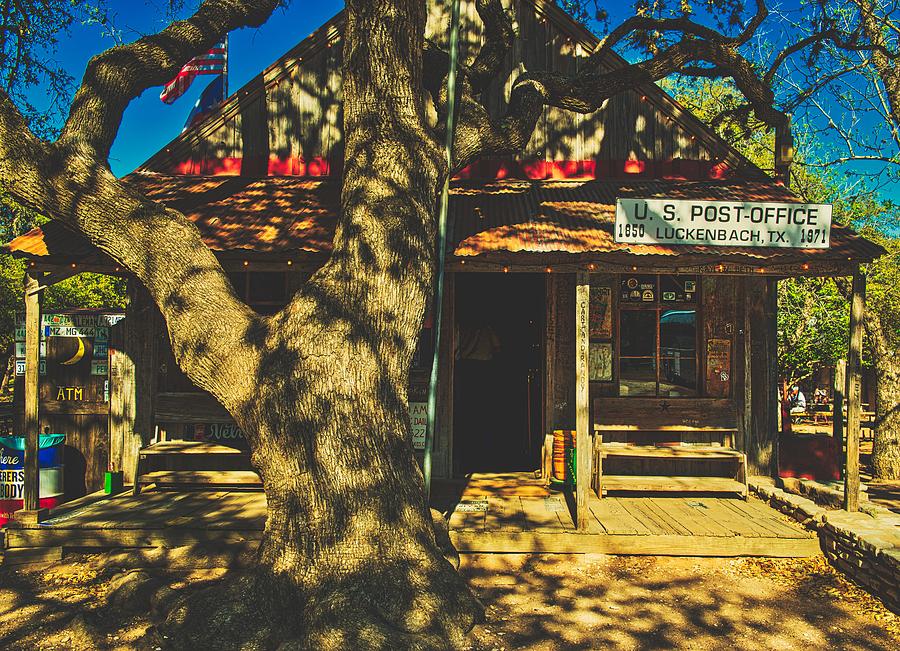 Music Photograph - Luckenbach Post Office by Mountain Dreams