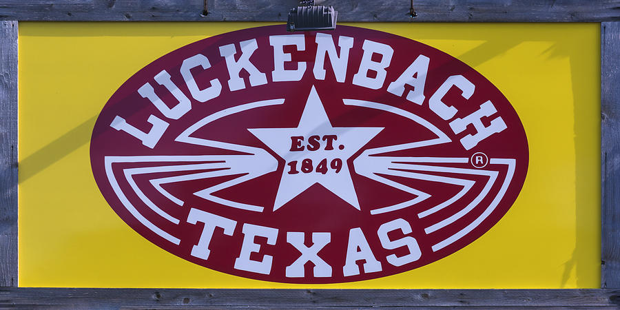 Luckenbach Texas Sign Photograph by Joan Carroll