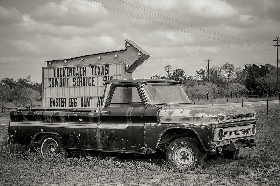 Luckenbach Truck Photograph by Steven Bateson