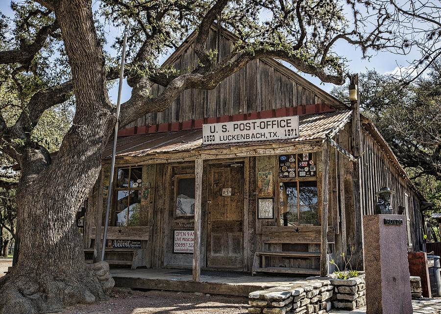 Luckenbach TX General Store Photograph by Stephen Stookey