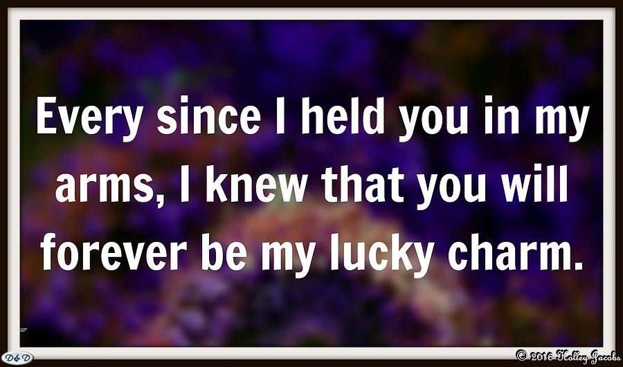 Son Photograph - Lucky Charm by Holley Jacobs Son Photograph - Lucky Charm by Holley Jacobs